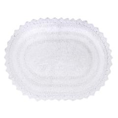 Crochet Collection Reversible Bath Mat, Round