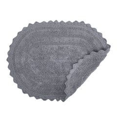 Crochet Collection Reversible Bath Mat, Round
