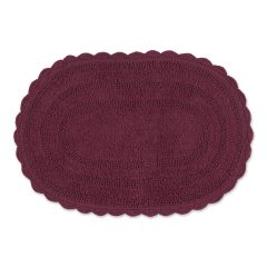 Crochet Collection Reversible Bath Mat, Round