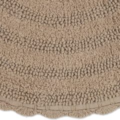 Crochet Collection Reversible Bath Mat, Round