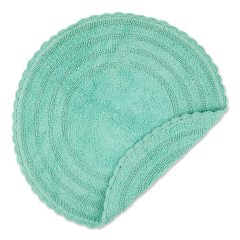 Crochet Collection Reversible Bath Mat, Round