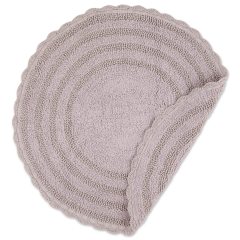 Crochet Collection Reversible Bath Mat, Round