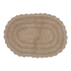Crochet Collection Reversible Bath Mat, Round