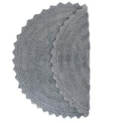 Crochet Collection Reversible Bath Mat, Round