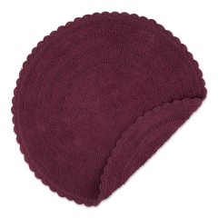 Crochet Collection Reversible Bath Mat, Round