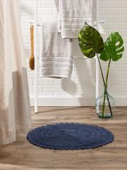 Crochet Collection Reversible Bath Mat, Round