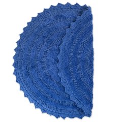 Crochet Collection Reversible Bath Mat, Round