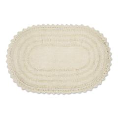 Crochet Collection Reversible Bath Mat, Round