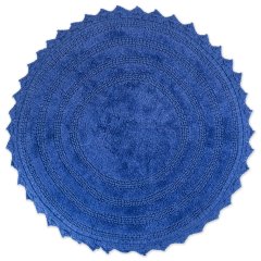 Crochet Collection Reversible Bath Mat, Round