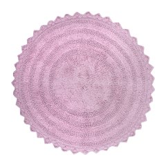 Crochet Collection Reversible Bath Mat, Round