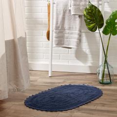 Crochet Collection Reversible Bath Mat, Round