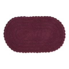 Crochet Collection Reversible Bath Mat, Round