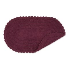 Crochet Collection Reversible Bath Mat, Round
