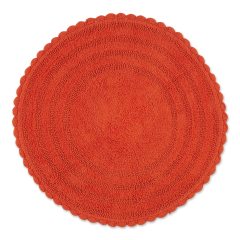Crochet Collection Reversible Bath Mat, Round