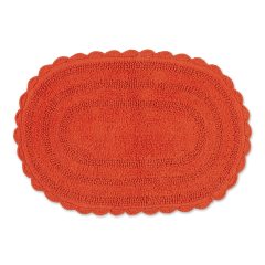 Crochet Collection Reversible Bath Mat, Round