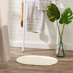Crochet Collection Reversible Bath Mat, Round