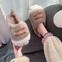 Cute Plush Cat Slippers - Cozy and Warm for Winter - Ultra-soft - Adorable Design