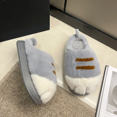 Cute Plush Cat Slippers - Cozy and Warm for Winter - Ultra-soft - Adorable Design