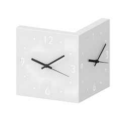 EP LIGHT Motion Sensor Backlit Corner Clock Wall Clock Iron Metal Clock Creative Gifts Wall decorations