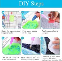 Diamond Art Painting Kits for Adults, Flower 5D Diamond Paint Dots Art Kit for Adult Beginner, Sunflowers DIY Round Gem Crystal Art Paintings by Diamond, Home Wall Decor Crafts 12x 16 inch