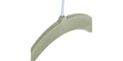 Amazon Basics Space Saving Slim Velvet Non-Slip Clothes Hangers, Sturdy, Gray/Silver, 100-Pack