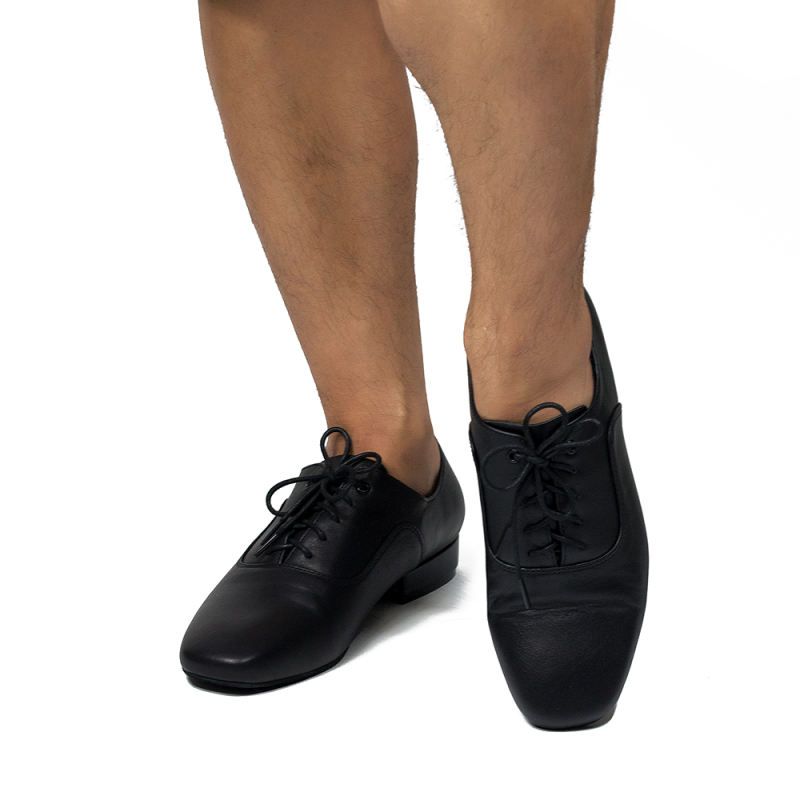 Suphini Soft Black Top Class Nappa Leather Loafer Bachata Salsa Kizomba Latin Men Dance Shoes