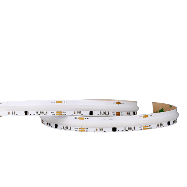 10mm 24V 840leds/m digital RGB COB led strip