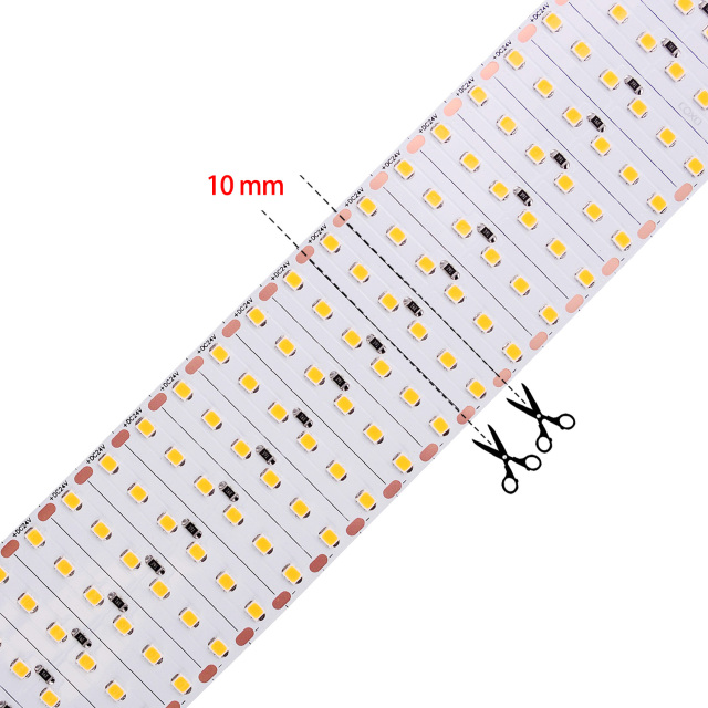 48mm 24V Six Lines 600leds/m Mini Cut LED Strip