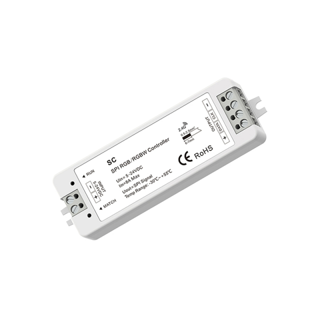 SC RF Remote control 5 years warranty multi-pixel controller 5v 12v 24v RGB RGBW led SPI controller