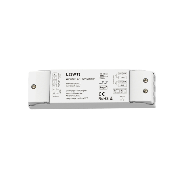 L2(WT) Tuya WIFI controller & RF Remote control for CCT led controller