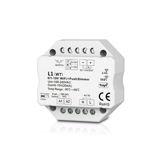 L1(WT) Tuya WIFI RF Remote control for single color led controller