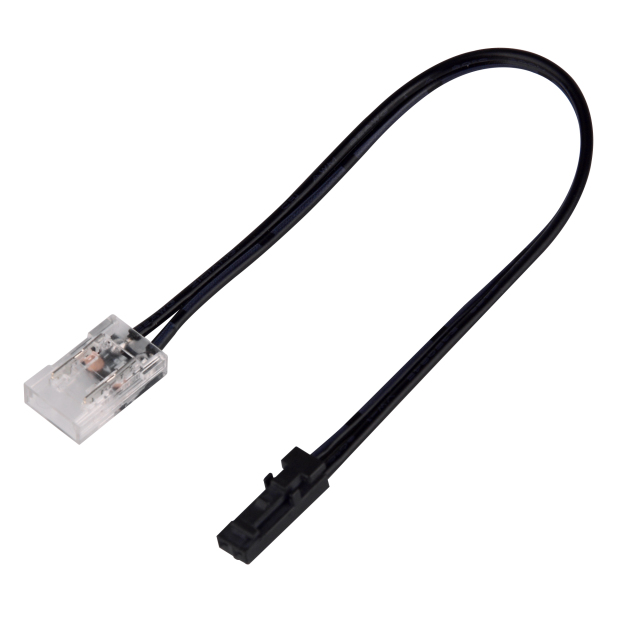 6/8/10mm width G-DP model 2 pin black wire + connector Transparent Connector