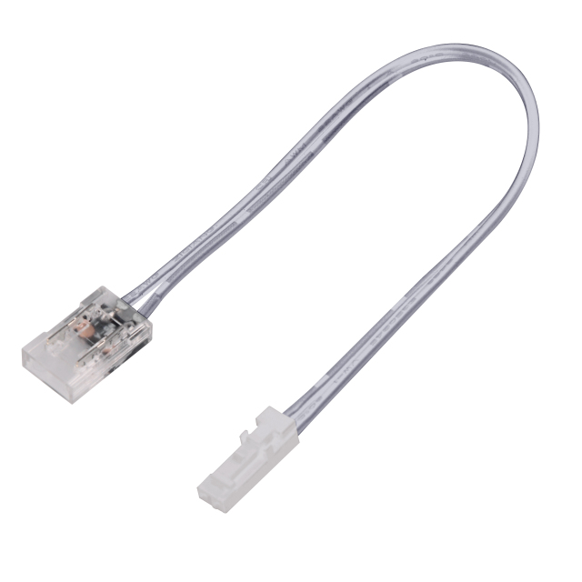 6/8/10mm width G-DP model 2 pin white wire + connector Transparent Connector