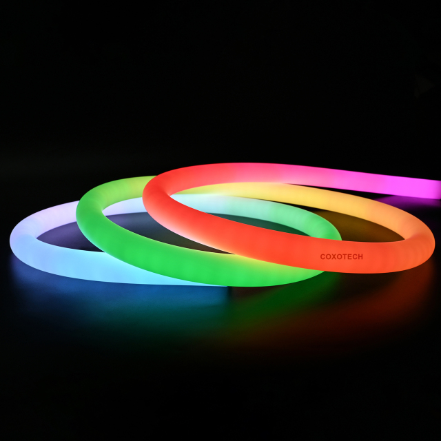 N25R 24V RGB+X φ25 360° Round Neon Strip