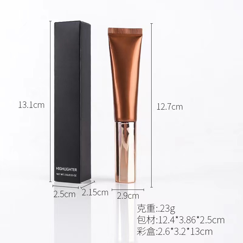 OEM Make Your Own Makeup High quality Liquid Highlighter Private label Custom For Face Body Highlighter Makeup