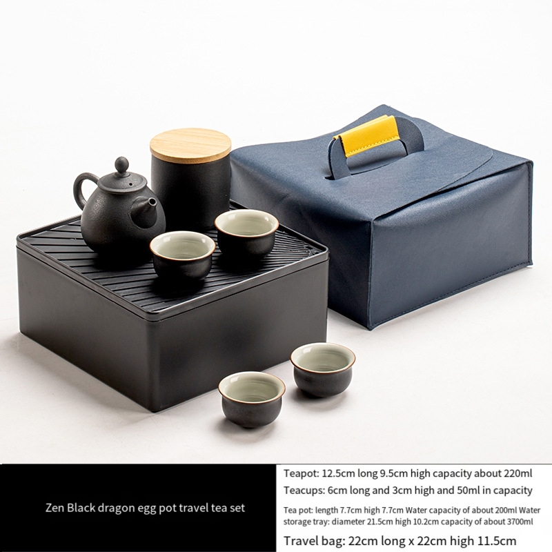 Portable outdoor travel simple tea set