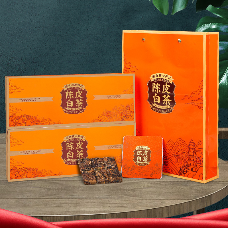 Fuding white tea tangerine peel white tea gift box, 180g/360g