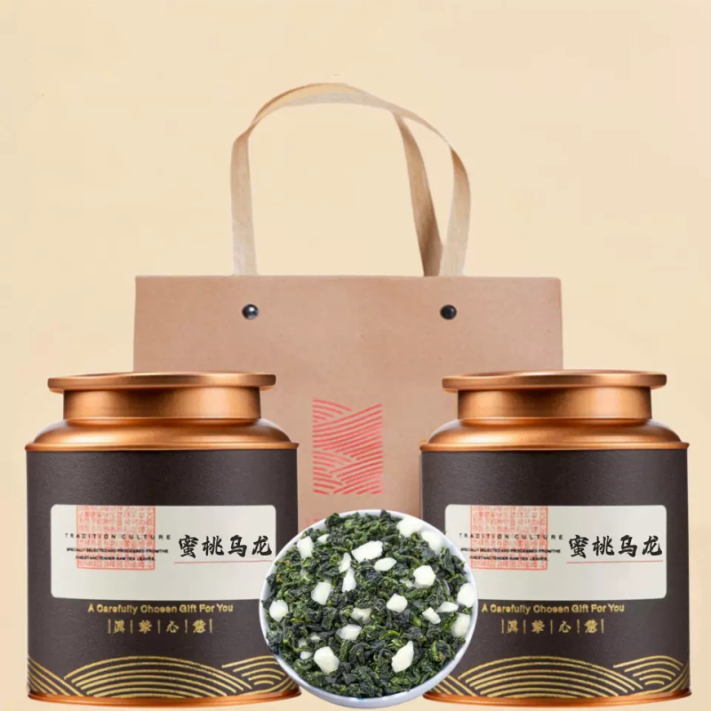 Peach Oolong Tea Fruit Granules 500g, bagged or gift box