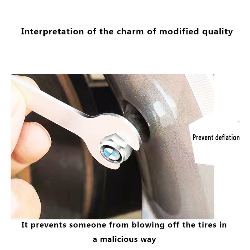 Preventing air leakage in automobile tires screw cap