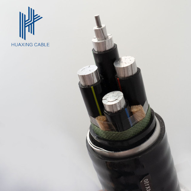 Low Voltage 4-core XLPE insulated aluminum alloy with interlocking armored rare earth aluminum alloy power cable