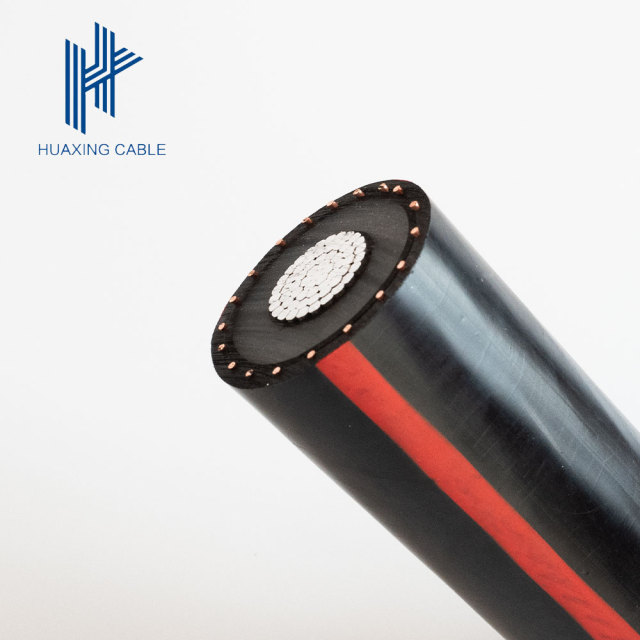 High Voltage 25kv #1/0 AAAC Aluminum Alloy Conductor Copper shield XLPE Insulation Cable