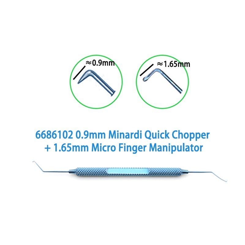 Phaco Chopper Nagahara Chopper Seibel Rosen Minardi Quick Claw Cleaver Offset 45° Ophthalmology Instruments Ophthalmic Surgical