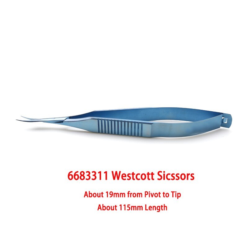 Utility Westcott Tenotomy Scissors Ophthalmic Surgical Oftalmologia Ophthalmology