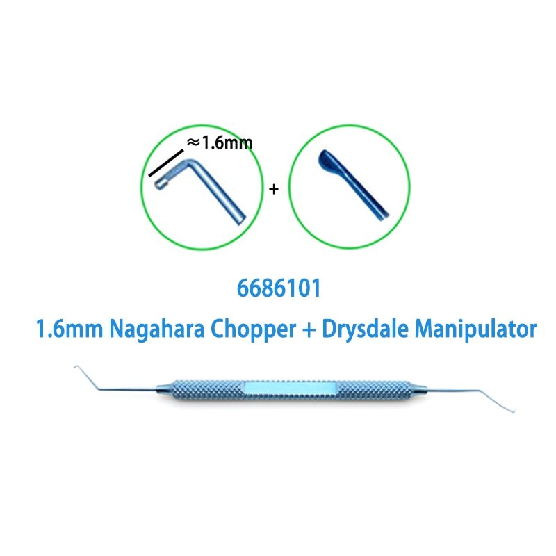 Phaco Chopper Nagahara Chopper Seibel Rosen Minardi Quick Claw Cleaver Offset 45° Ophthalmology Instruments Ophthalmic Surgical