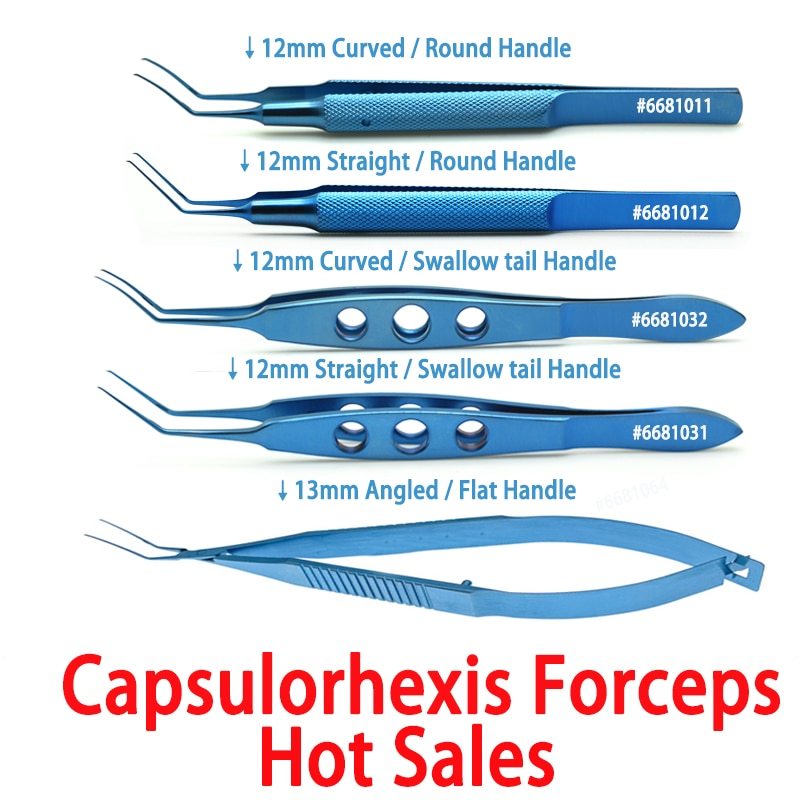 Capsulorhexis Forceps  Utrata Forceps 2.2mm Incision Inamura  Giannetti Corydon O'Gawa Nevyas Lehner High Quality Type