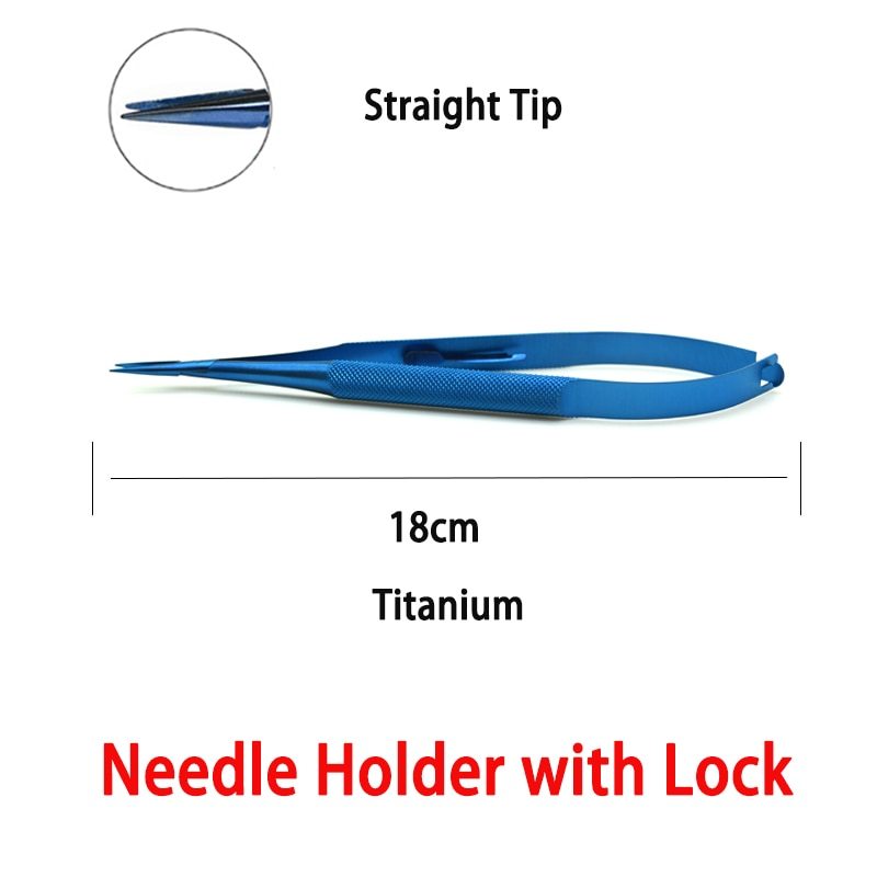 Needle Holder Ophthalmology Barraquer Castroviejo Needle Holder With Lock Ophthalmic Instruments Oftalmologia