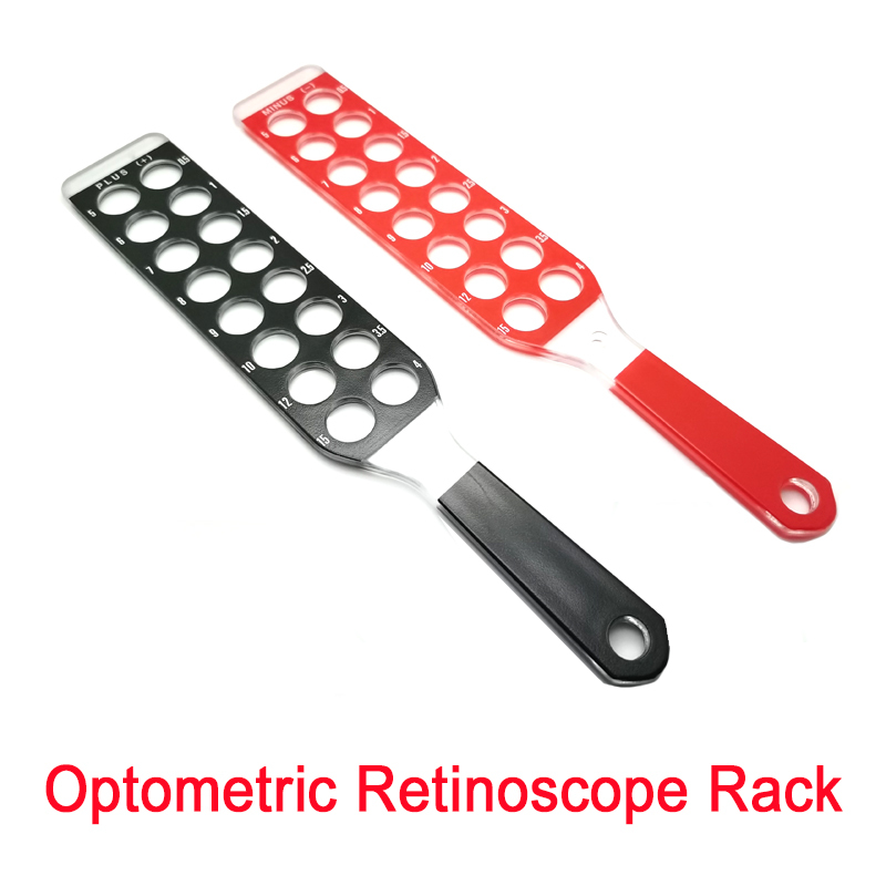 Optical Retinoscopy Rack Lens Set Optometric Retinoscopy Bars for Quick Examination 32 Lenses