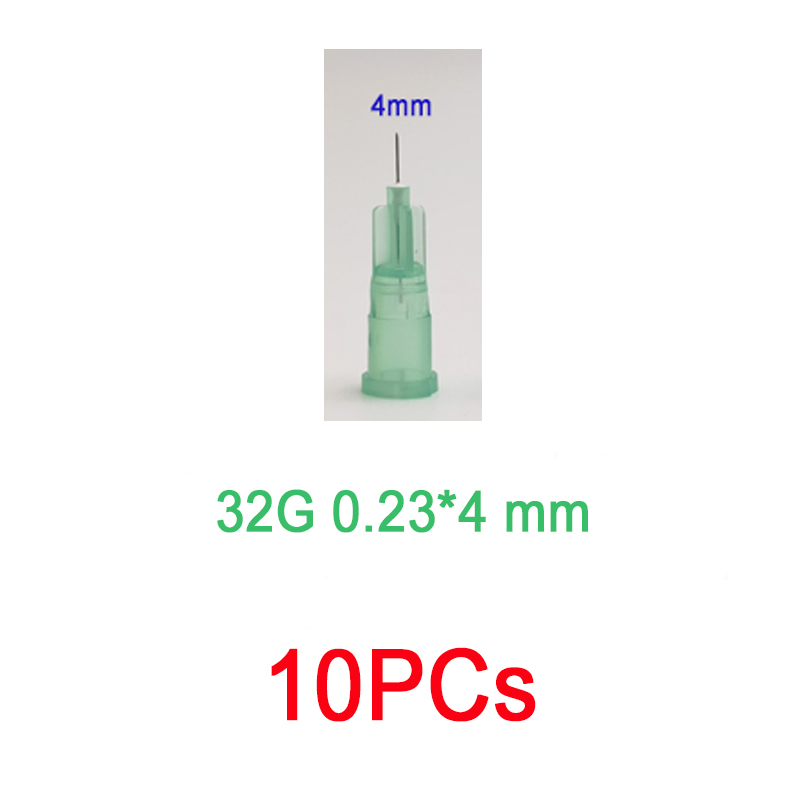 Skin Prick Needle 10PCs Hypodermic Needle 30G 32G 34G Meso Filler Injection Mesotherapy Cosmetic Cannulas