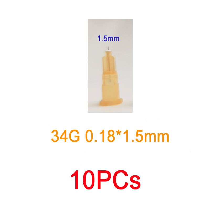 Skin Prick Needle 10PCs Hypodermic Needle 30G 32G 34G Meso Filler Injection Mesotherapy Cosmetic Cannulas