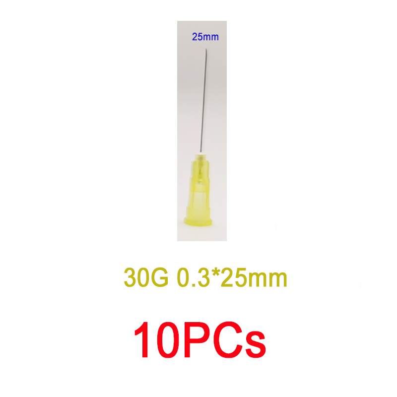 Skin Prick Needle 10PCs Hypodermic Needle 30G 32G 34G Meso Filler Injection Mesotherapy Cosmetic Cannulas